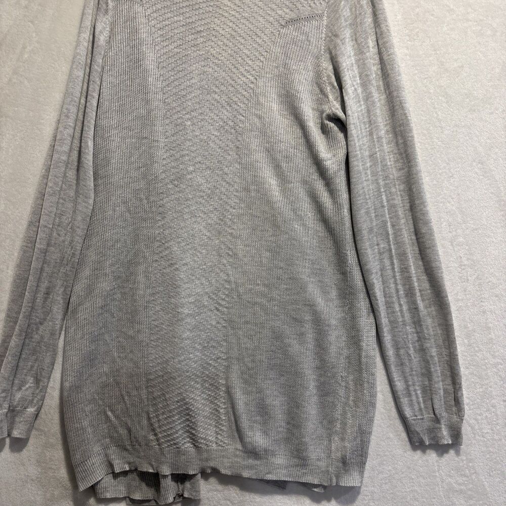 CYRUS Open Front Lightweight Viscose Knit Cardigan Women's Size XL Gray NWT - Picture 11 of 15
